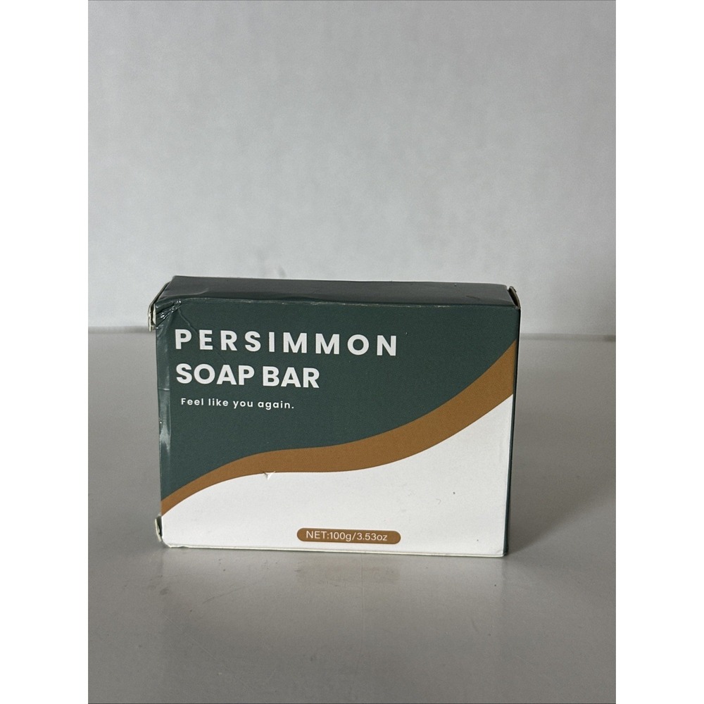 Kaori Persimmon Soap Bar Body Odor Control Deodorant Soap 3.53 Oz 03/2029